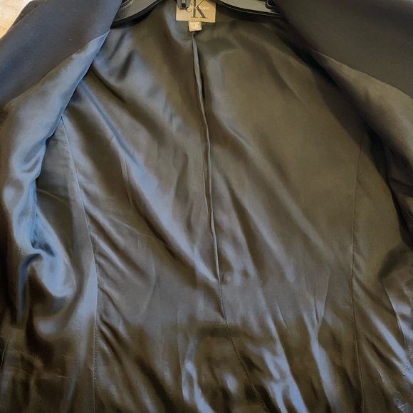 CK. Women’s Blazer. Made in Italy. 100% Fleece Wool. Black. Classic. - Picture 10 of 15